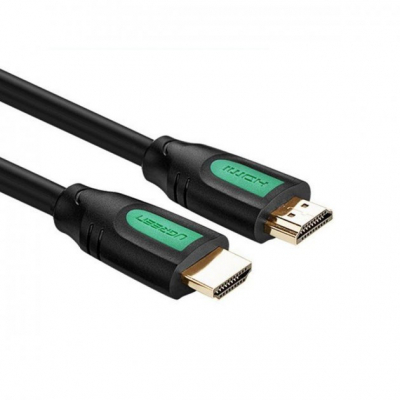 Кабель мультимедійний HDMI to HDMI 3.0m HD101 Round (Yellow/Black) Ugreen (10130) (U0571380)