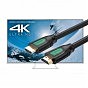 Кабель мультимедійний HDMI to HDMI 3.0m HD101 Round (Yellow/Black) Ugreen (10130) (U0571380)