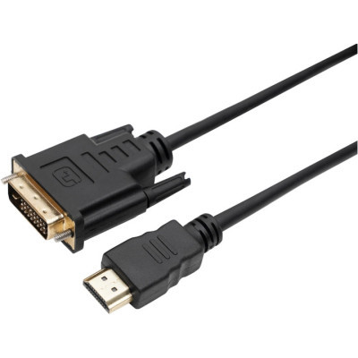 Кабель мультимедійний HDMI to DVI 24+1 1.8m Dynamode (DM-CL-HDMI-DVI-1.8M) (U0896868)