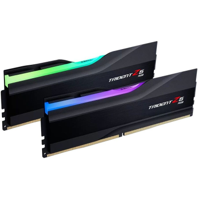 Модуль памяти для компьютера DDR5 32GB (2x16GB) 6800 Trident Z5 RGB Black G.Skill (F5-6800J3445G16GX2-TZ5RK) (U0797828)