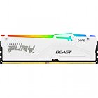 Модуль памяти для компьютера DDR5 16GB 6400 MHz Beast White RGB EXPO Kingston Fury (ex.HyperX) (KF564C32BWEA-16)