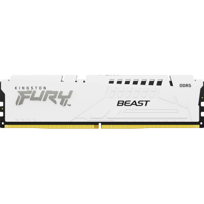 Модуль пам'яті для комп'ютера DDR5 32GB 6400 MHz Beast White EXPO Kingston Fury (ex.HyperX) (KF564C32BWE-32) (U0944192)