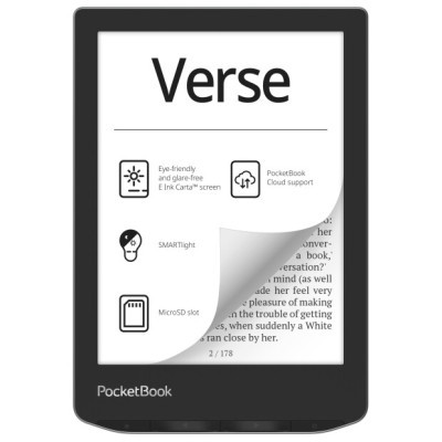 Електронна книга Pocketbook 629 Verse Mist Grey (PB629-M-CIS) (U0857948)