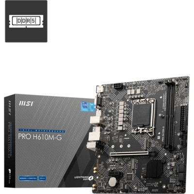 Материнська плата MSI PRO H610M-G (U0903169)