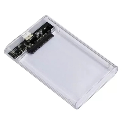 Карман внешний AgeStar 2.5», USB 3.2, 12.5 mm /15 mm HDD/SSD Transparent (3UB2P6 (Transparent)) (U0738650)