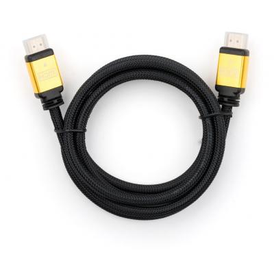 Кабель мультимедийный HDMI to HDMI 5 m metal V2.0 Vinga (VCPDCHDMI2VMM5BK) (U0310799)