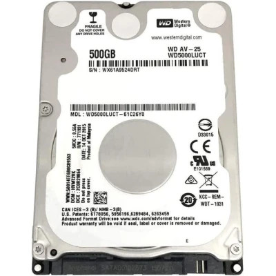 Жорсткий диск для ноутбука 2.5» 500GB WD (# WD5000LUCT #) (U0902548)