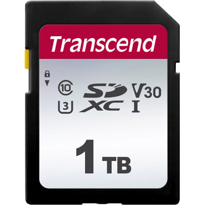 Карта памяти Transcend 1TB SDXC UHS-I U3 (TS1TSDC300S) (U0893064)