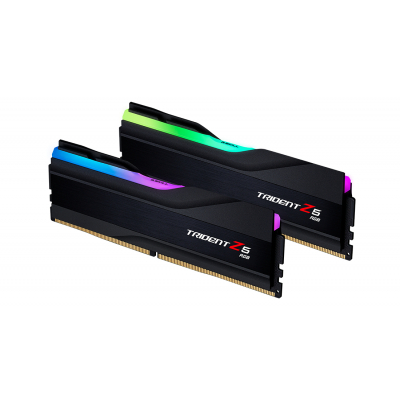 Модуль памяти для компьютера DDR5 32GB (2x16GB) 5600 MHz Trident Z5 RGB Black G.Skill (F5-5600J3636C16GX2-TZ5RK) (U0645461)