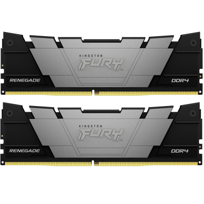 Модуль пам'яті для комп'ютера DDR4 32GB (2x16GB) 3200 MHz Fury Renegade Black Kingston Fury (ex.HyperX) (KF432C16RB12K2/32) (U0883530)