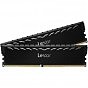 Модуль памяти для компьютера DDR4 16GB (2x8GB) 3600 MHz THOR Black Lexar (LD4U08G36C18LG-RGD) (U0922393)