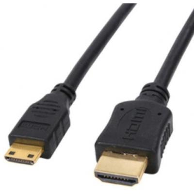 Кабель мультимедійний HDMI A to HDMI C (mini), 1.0m Atcom (6153) (U0084189)