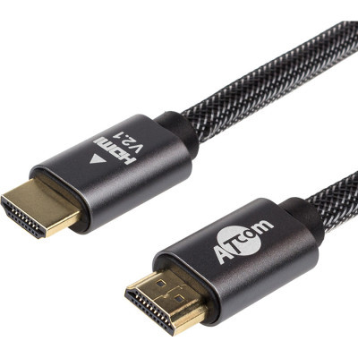 Кабель мультимедійний HDMI to HDMI 30.0m Premium V2.1 active Atcom (23730) (U0604706)