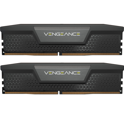 Модуль пам'яті для комп'ютера DDR5 32GB (2x16GB) 6000 MHz Vengeance Black Corsair (CMK32GX5M2E6000C36) (U0886790)