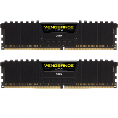 Модуль памяти для компьютера DDR4 16GB (2x8GB) 3600 MHz Vengeance LPX Black Corsair (CMK16GX4M2Z3600C18) (U0565762)