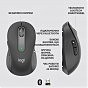 Мышка Logitech Signature M650 Wireless Graphite (910-006253) (U0622619)