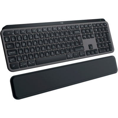 Клавиатура Logitech MX Keys S Plus Palmrest Wireless UA Graphite (920-011589) (U0863489)