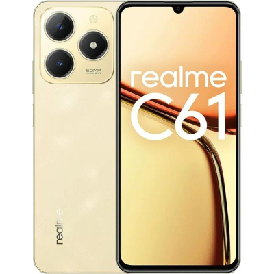 Мобильный телефон realme C61 6/128GB Sparkle Gold (U0954620)