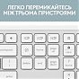 Комплект Logitech MK950 Bluetooth/Wireles UA Off-White (920-012491) (U0946790)