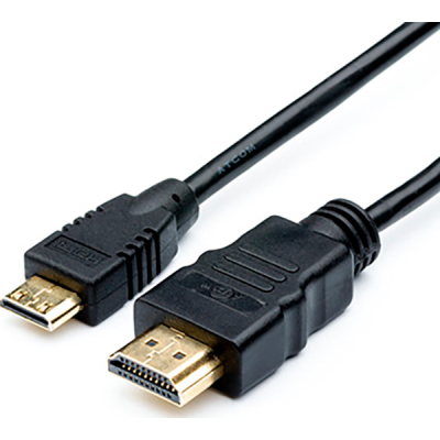 Кабель мультимедійний HDMI A to HDMI C (mini), 2.0m Atcom (11502) (U0956136)