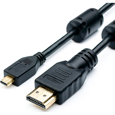 Кабель мультимедійний HDMI A to HDMI D (micro), 1.0m Atcom (22401) (U0956138)