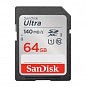 Карта памяти SanDisk 64GB SD class 10 UHS-I Extreme Ultra (SDSDUNB-064G-GN6IN) (U0862958)