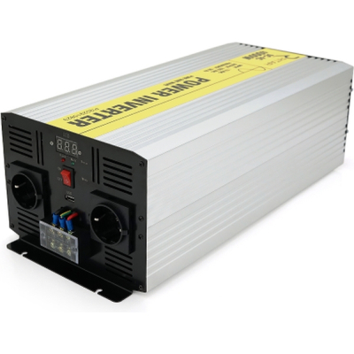 Автомобильный инвертор 12V/220V 5000W чистая синусоида, 2xShuko, 1xUSB Ritar (RSC-5000) (U0833834)