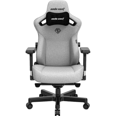 Кресло игровое Anda Seat Kaiser 3 Fabric Size L Grey (AD12YDC-L-01-G-PV/F) (U0943835)