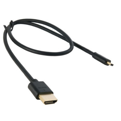 Кабель мультимедийный micro HDMI to HDMI 0.5m Extradigital (KBD1678) (U0218400)