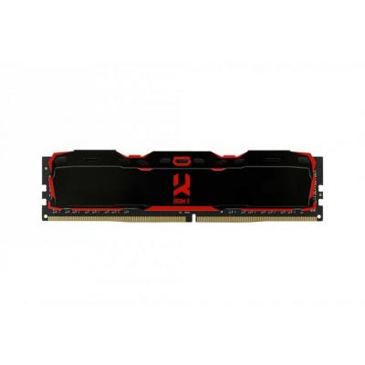 Модуль памяти для компьютера DDR4 8GB 3200 MHz IRDM X Black Goodram (IR-X3200D464L16SA/8G) (U0538263)