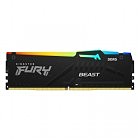 Модуль памяти для компьютера DDR5 16GB 6000 MHz Beast RGB AM5 Black Kingston Fury (ex.HyperX) (KF560C36BBEA-16)