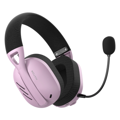 Наушники Hator Hyperpunk 2 Wireless Tri-mode Black/Lilac (HTA-859) (U0856049)