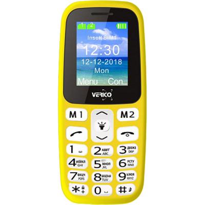 Мобильный телефон Verico Classic A183 Yellow (4713095608278) (U0482666)