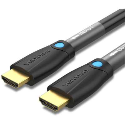 Кабель мультимедийный HDMI to HDMI 10.0m V2.0 Engineering 4K 60Hz 18Gbps HD 7.1 PVC Black Vention (AAMBL) (U0955491)