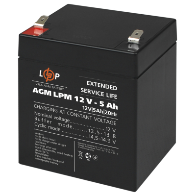 Батарея к ИБП LogicPower LPM 12В 5 Ач (3861) (U0110395)