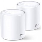 Точка доступа Wi-Fi TP-Link DECO X60 2PK AX3000 1xGE LAN 1xGE WAN MU-MIMO OFDMA MESH (DECO-X60-2-PACK)