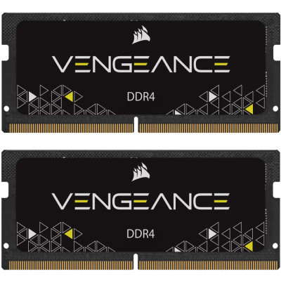 Модуль пам'яті для ноутбука SoDIMM DDR4 16GB (2x8GB) 3200 MHz Vengeance Corsair (CMSX16GX4M2A3200C22) (U0922441)