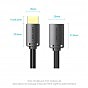 Кабель мультимедийный HDMI M to HDMI F 5.0m V2.0 4K 60Hz PVC Vention (AHCBJ) (U0955474)