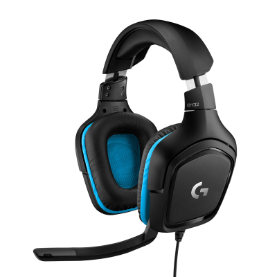 Наушники Logitech G432 7.1 Surround Sound Wired Gaming Headset (981-000770) (U0391774)