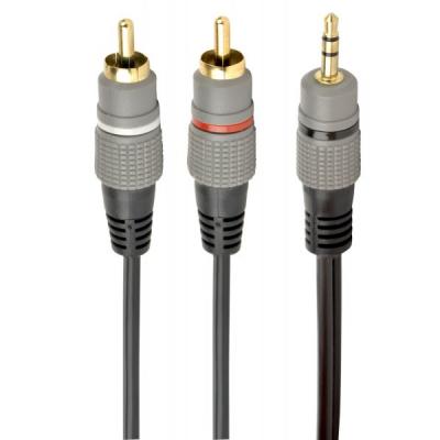 Кабель мультимедийный 3.5 Jack to 2RCA 5.0m Cablexpert (CCA-352-5M) (U0439443)