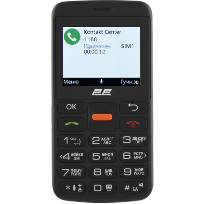 Мобільний телефон 2E T180 MAX Black (688130251051) (U0932397)