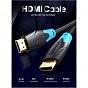 Кабель мультимедийный HDMI to HDMI 2.0m V2.0 4K 30Hz PVC Vention (AACBH) (U0955495)