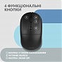 Мышка 2E MF218 Silent Wireless/Bluetooth Black (2E-MF218WBK) (U0786786)