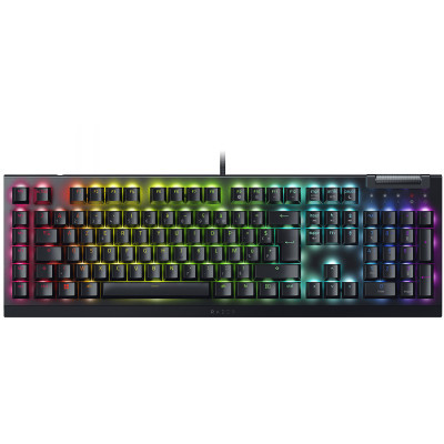 Клавиатура Razer BlackWidow V4 X Yellow Switch USB RU Black (RZ03-04702500-R3R1) (U0917615)