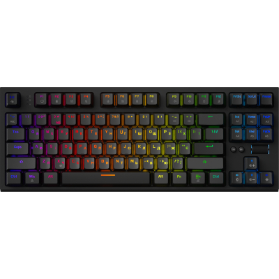 Клавиатура GamePro MK180B Hot-Swap Red Swich RGB USB UA Black (MK180B) (U0950988)