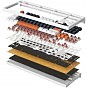Клавиатура GamePro MK180B Hot-Swap Red Swich RGB USB UA Black (MK180B) (U0950988)