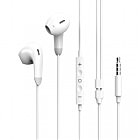 Наушники ColorWay 3.5 mm Wired Earphone Sound Wave White (CW-WD04WT)