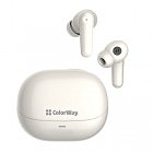 Наушники ColorWay Slim TWS-1 Earbuds Long Life Beige (CW-TWS1BE)