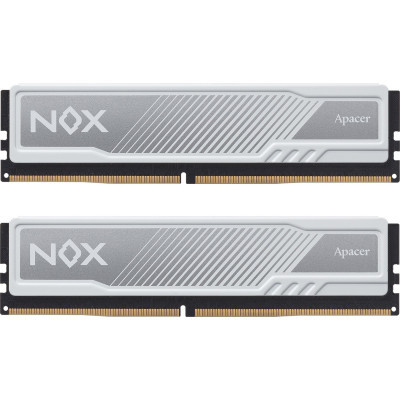 Модуль памяти для компьютера DDR4 16GB (2x8GB) 3200 MHz NOX White Apacer (AH4U16G32C28YMWAA-2) (U0887981)