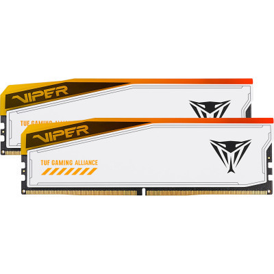 Модуль памяти для компьютера DDR5 32GB (2x16GB) 6000 MHz Viper Elite 5 RGB TUF Patriot (PVER532G60C36KT) (U0922400)